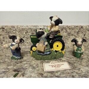 RARE marys moo moos "I Love To Take Care Of My Deere" 107919 John Deere Tractor